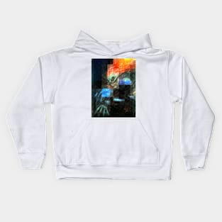 Halloween Mask #2 Kids Hoodie